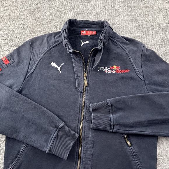 Puma Redbull Jacket Adult Small Full Zip Long Sleeve Racing Casual Rare Men's - Picture 3 of 13